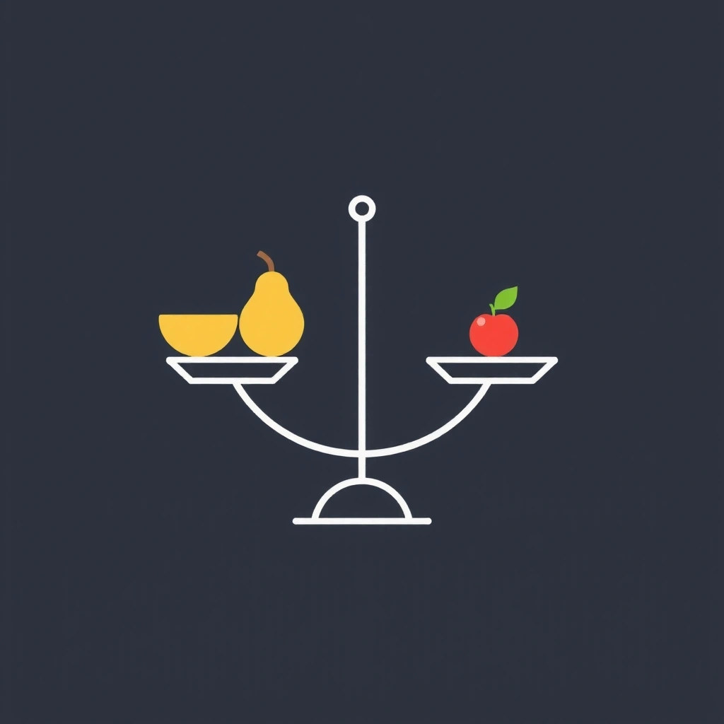 Icon representing weight management