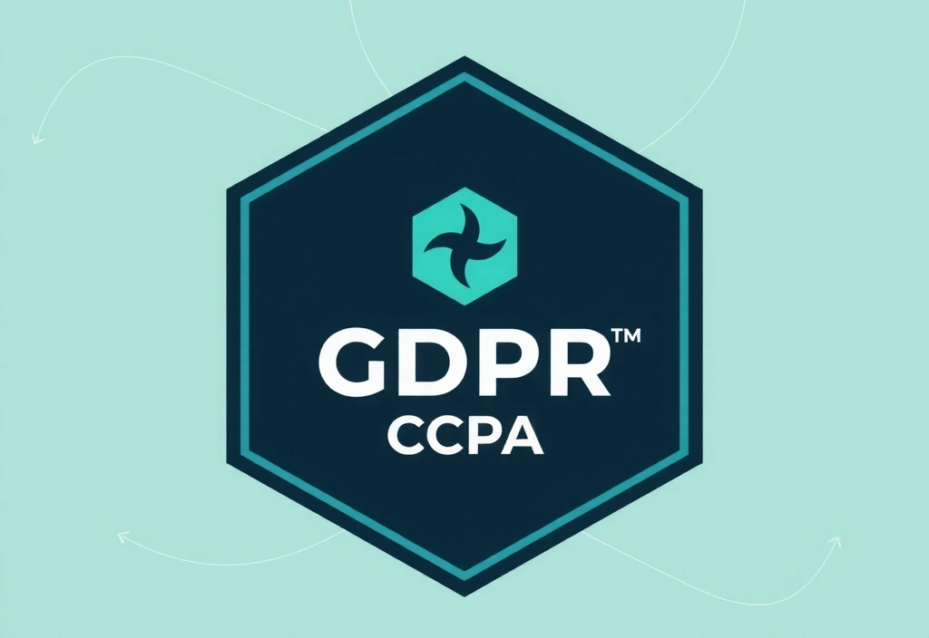 Shield icon with GDPR and CCPA text